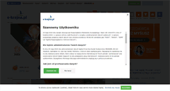 Desktop Screenshot of e-krajna.pl